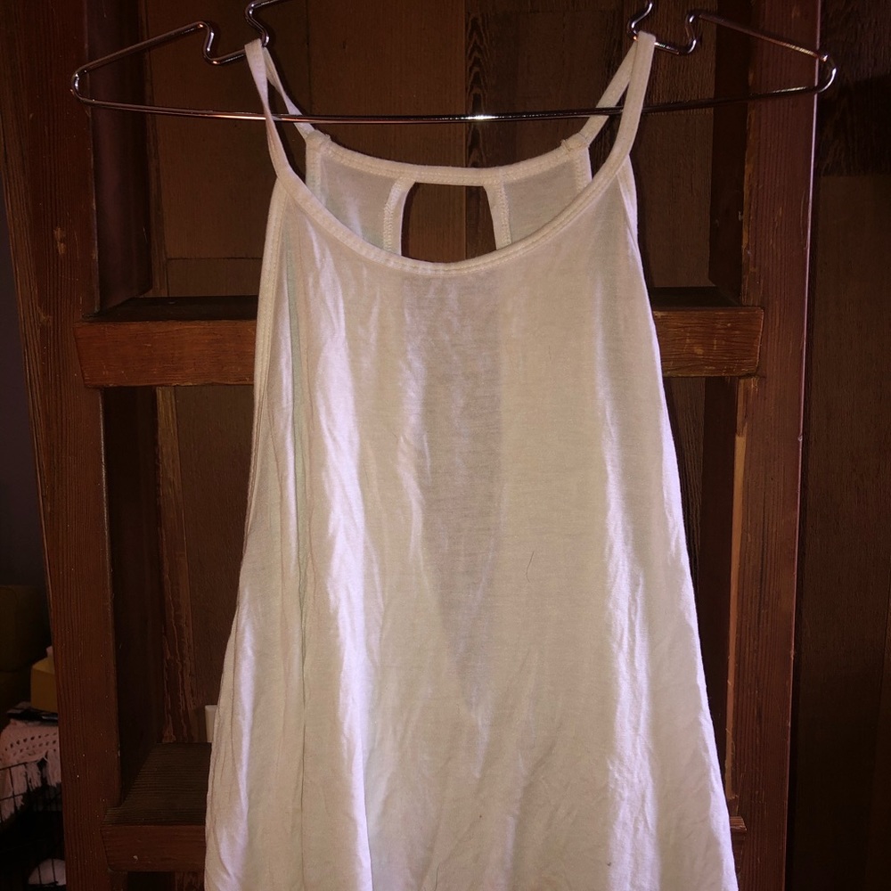 White tank top